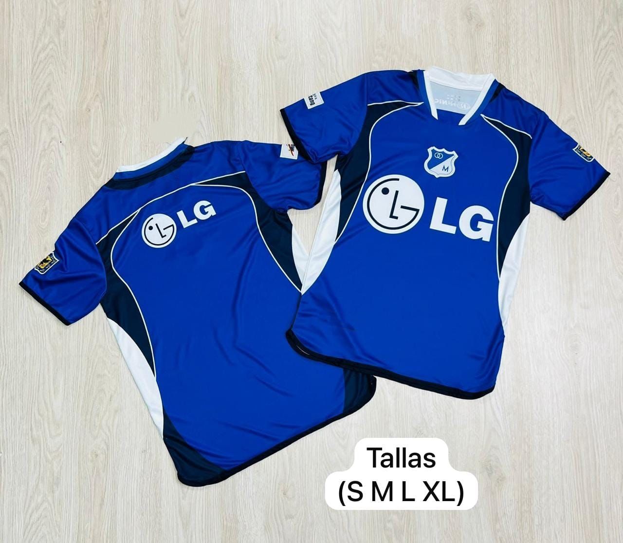 Camiseta de milonarios retro LG BLANCA