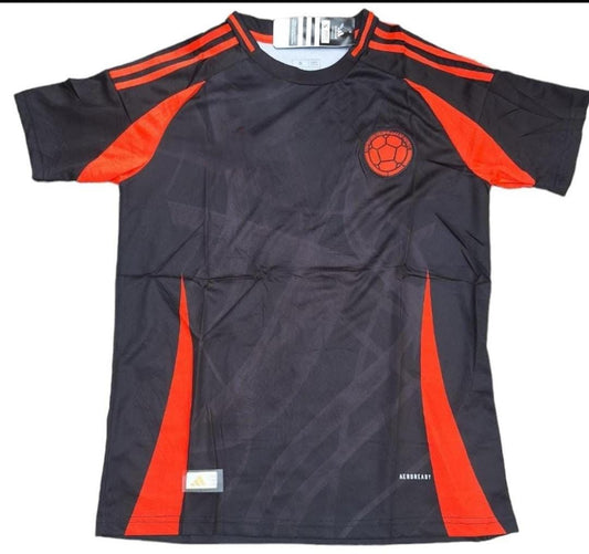CAMISETA DE COLOMBIA NEGRO HOMBRE COPA AMERICA 2024