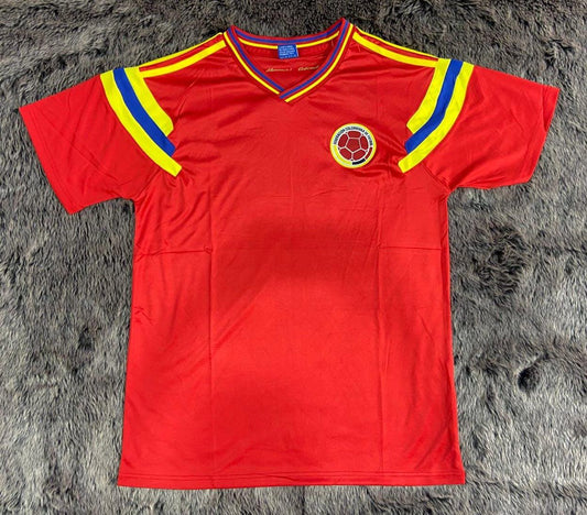 CAMISETA DE COLOMBIA RETRO COLOMBIA 1990 ROJA